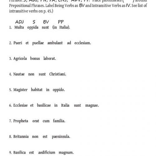 Level One: Italia Workbook