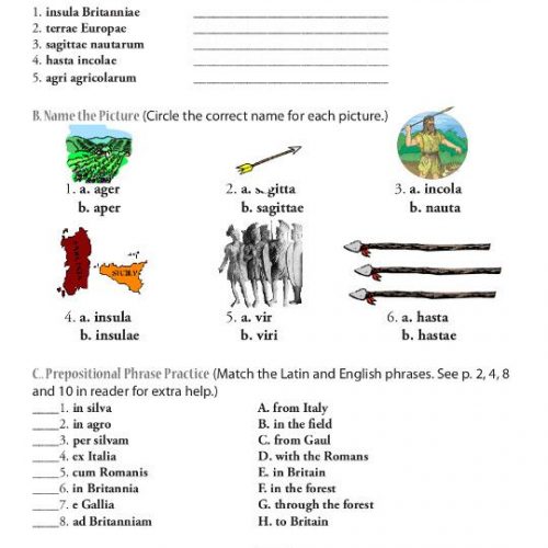Primer B: Britanni et Galli Workbook