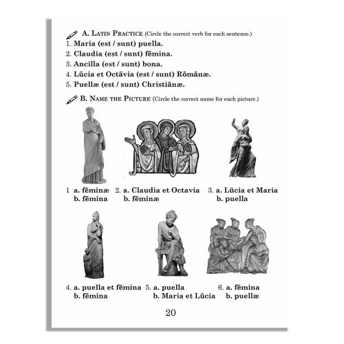Liber Primus Puella Romana Workbook