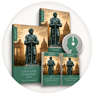 Liber Tertius: Civitates Europae, Latin course for middle school, high school and adults
